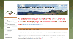 Desktop Screenshot of kelten-bopfingen.de